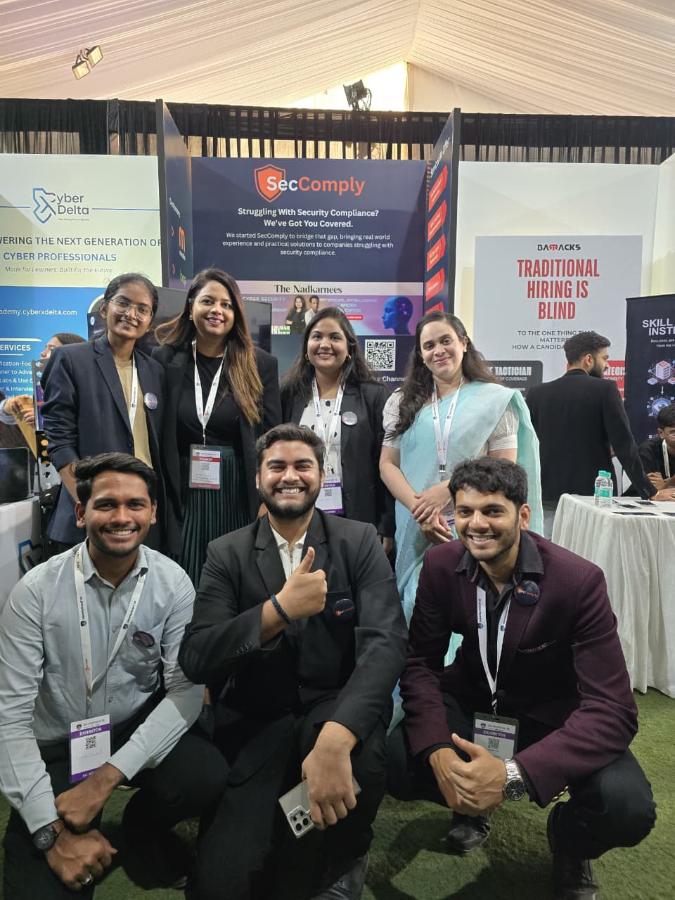 SecComply booth in operational mode