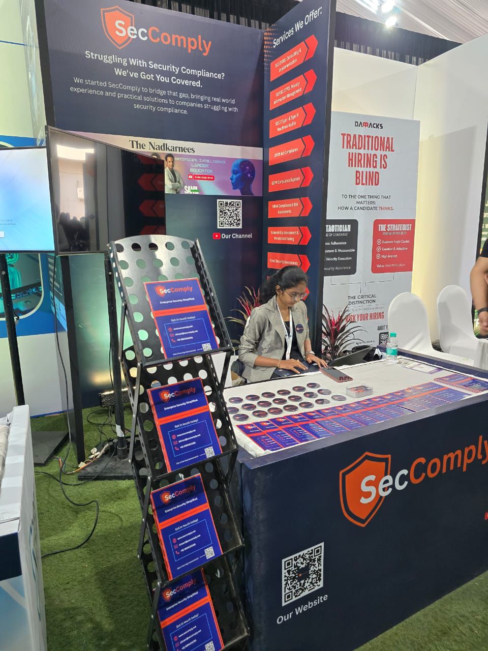 SecComply team celebration after Day 2